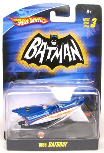 Hot Wheels > 1966 TV Series Batboat Vehicle 1/50 Scale