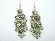 2p Green Kundan Lakh Hand Made Earring Bellydance India