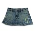 Long Jean Skirts | Long Blue Jean Skirts | Destroyed Denim Skirts | Long Denim Jean Skirts - Gold Rush Outfitters - Infant Girls Jean Skirt, Destroyed Blue Denim (Size 18-24Months)