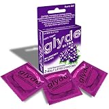 GLYDE Premium Condoms Natural Wildberry Flavor
