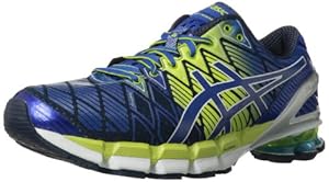 Asics - Mens Gel-Kinsei 5 Running Shoes, UK: 10 UK, Navy/Royal/Lime