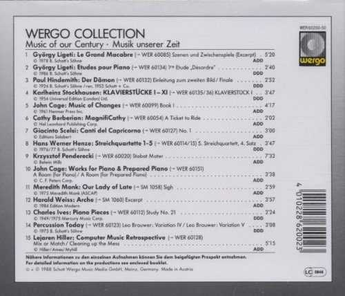 Cover image : Music of Our Century