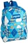 JanSport Classic SuperBreak Backpack, Calypso Blue Plaid Argyle