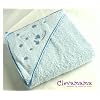 Clevamama Splash and Wrap Towel (Blue)