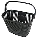 Basket bicycle, Euro basket , Black , Plastic , High quality plastic basket, Adjustable Quick Release, no rusting, no deforming!, Biria