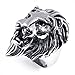 KONOV Jewelry Men's Biker Vintage Stainless Steel Lion Ring