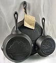 Old Mountain Iron Skillet Set 3pc