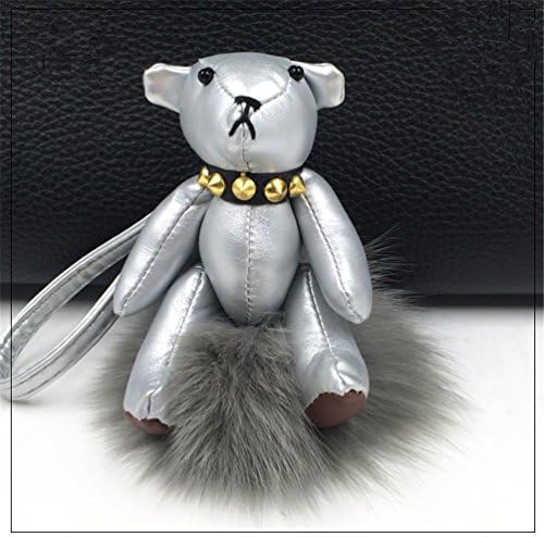 Blanche Lynn New Design Bear Key Fob Key Jewelry Bag/ Car/ Celphone Accessories Key Buckle (Gray)