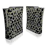 Yellow Loops Design Xbox 360 Front Panel Protector Skin Decal Sticker