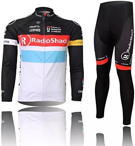 2014 Radioshack TREK Cycling Jersey Set Long Sleeve Jersey Tenacious Life/perspiration Breathable by Isabelle's Store