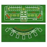 Blackjack and Craps Double Sided Layout 36" by 72"