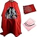 Silvercell Barbers Hair Cutting Cape Gown Viewing Window Hairdressing Clothes Red