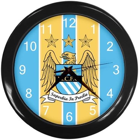 Manchester City Fc EPL English Premier League Football Sport Wall Clock