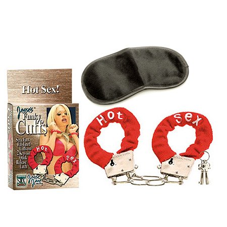 California Exotics / Swedish Erotica Jesse's Funky Cuffs Hot Sex Adult Sex Toy Kit