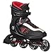 K2 Skate Men's Kinetic 80 Inline Skates, Black, 10