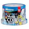 Memorex Music CD-R 50-pk. - Cool Colors