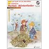 Die sch�nsten Herbst- und Winterlieder: 1-2 Sopran-Blockfl�ten. Ausgabe mit CD.: 2 Blockfl�ten - Spielpartitur + CD (Spiel und Spa� mit der Blockfl�te)