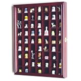 59-Opening Thimble Small Miniature Display Case Cabinet Rack Holder