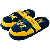 Michigan Wolverines Navy Blue Scuff Slippers