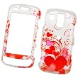 Samsung Rogue U960 Verizon Snap On Protector Hard Case Image Cover Shiny Red Hearts Design
