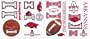 RoomMates RMK1049SCS University of Arkansas Peel & Stick Wall Decals