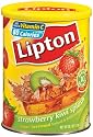 Lipton, Sweetened Instant Tea Mix, Strawberry Kiwi, 10 Quart Can (Pack of 6)