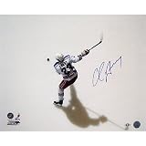 Steiner Sports MLB New York Rangers Chris Drury Rangers White Signed Jersey Slap Shot Overhead 16-by-20-inch Signed Photograph