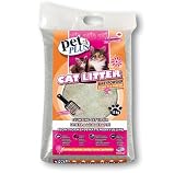Eigenschaften Rosenau24  / Katzenstreu Pet Plus 15 Kg mit Babypuderduft, 350 % Saugwirkung