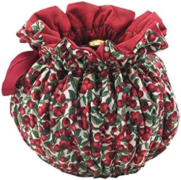 Tea Cozie Fully Lined in Contrast Fabric 6 Cup Size (Cape Cranberry)