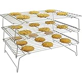 Surpahs 304 Grade Stainless Steel 3-Tier Stackable Cooling Rack Set
