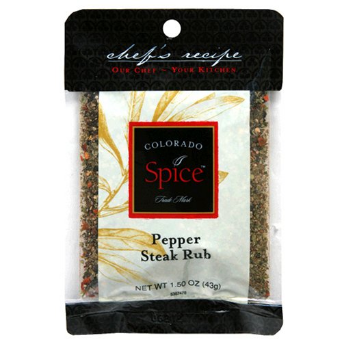 Colorado Spice Company, Beef, Poultry, Pork and Lamb Spice, Pepper Steak Rub 1.5-Ounce... by Beef Rubs