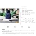 Women's Winter Beanie Warm Fleece Lining - Thick Slouchy Cable Knit Skull Hat Ski Cap(Navy blue)
