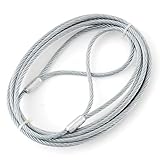 張り用台付ワイヤー 4m×6mm No.4 6×4/ワイヤースリング【SK11】