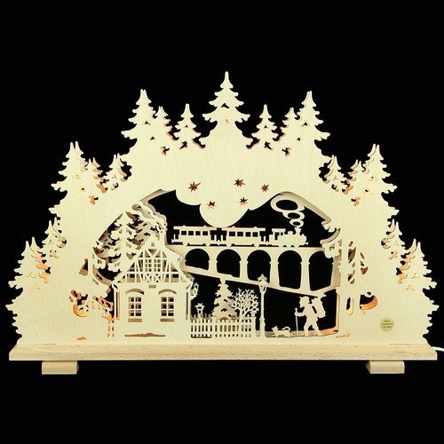 Lichterbogen Erzgebirge 3D Schmalspurbahn