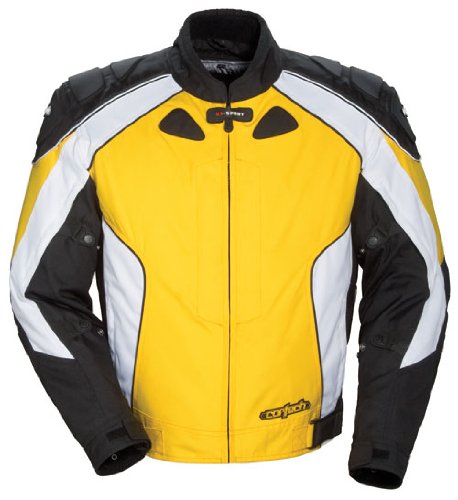 Tourmaster Cortech GX Sport Series 2 Mens Motorcycle Jacket Yellow S