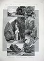 1887 English Homes Wilton House Garden Bridge Lake Art