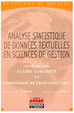 Revue EMS  / Analyse statistique de données textuelles en sciences de gestion : Concepts, méthodes et applications