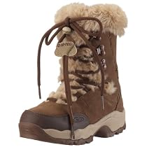 HI-Tec St. Moritz Womens Apres Ski Boots Brown / Cream, 5
