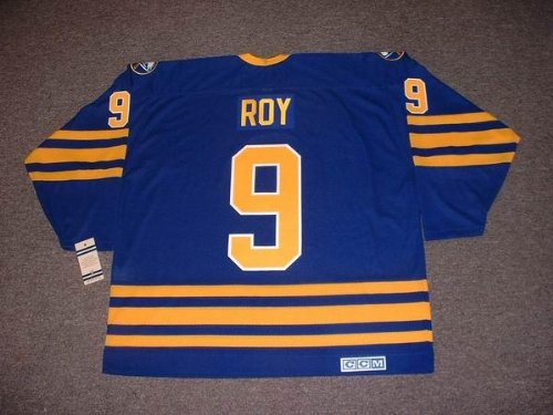 DEREK ROY Buffalo Sabres CCM Vintage Throwback Away Hockey Jersey, XL
