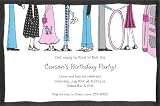 50S Feet Party Invitations