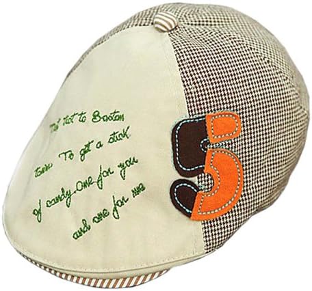 ETSYG Casquette Baseball Cap Peaked Hat Beret Caps Babies Boys Girls Kids Infant (Beige)