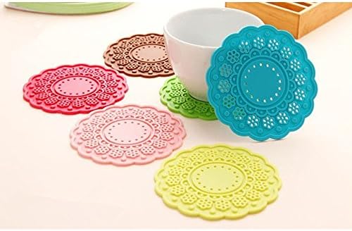 6 Pcs Silicone Pot Holder/ Trivet/ Coasters
