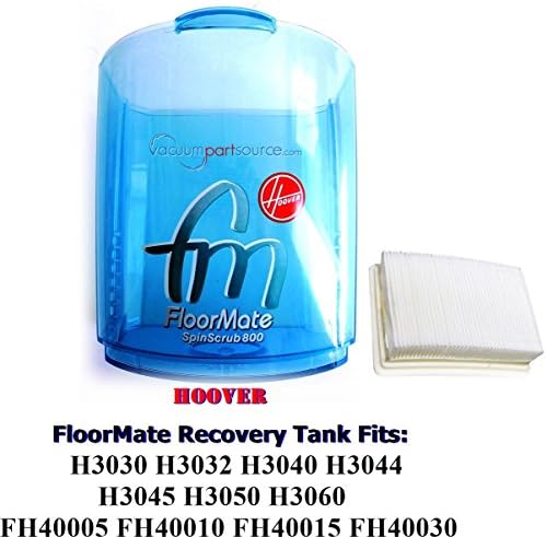 Hoover FloorMate Recovery-Dirty Water Tank and A Recovery Tank Filter By Vacuum Part Pro