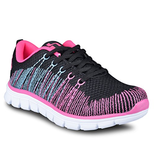 HIND Womens ROOK Athletic Knit Mesh Running Sneaker