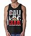 Shop4Ever® California Republic Beach Palm Tree Men's Tank Top Bear Flag tees