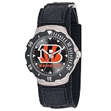 NFL Men's AGV-CIN Agent Series Cincinnati Bengals Velcro Watch