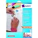 AVERY - E3610 - 192 autocollants blancs format �toile. Impression laser, jet d'encre