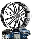 Veloche Air 575 Black Wheel with Machined Face and Lip (20x8.5/10x120mm)