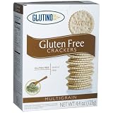 Glutino Gluten Free Multigrain Crackers, 4.4 Ounce Boxes (Pack of 6)