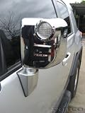 Putco Chrome Mirror Covers - , 2007 - 2007 Toyota FJ Cruiser